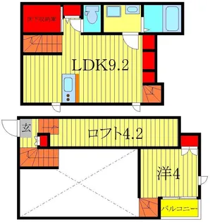 CB柏KAJIN【1階】の間取り