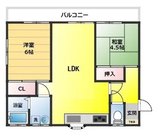 トミーハイツ2号館【2階】の間取り