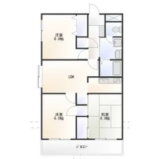 太田リッチコンドミニアム【2階】の間取り
