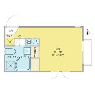 リンデンバウムJ6 A棟【1階】の間取り