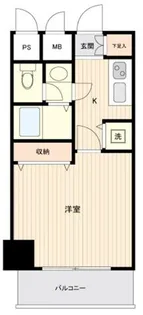 メゾン・ド・ヴィレ日本橋浜町【5階】の間取り