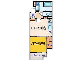 ブランシェ-ル武蔵小杉【3階】の間取り