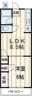 ハイツレジェンド【2階】の間取り