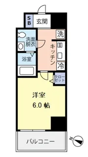 グランヴァンプレミアム川口【10階】の間取り