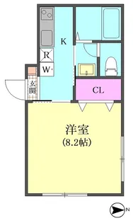 ルミエール大森【1階】の間取り