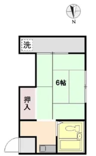 コーポ山遊【2階】の間取り