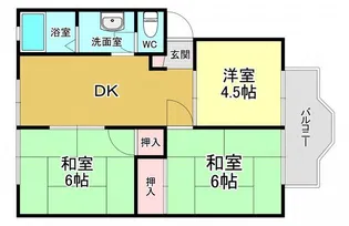 ウィンディア上の山【2階】の間取り