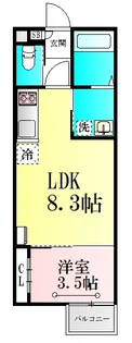 マイティ松が丘【2階】の間取り