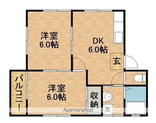 ビューイック【2階】の間取り