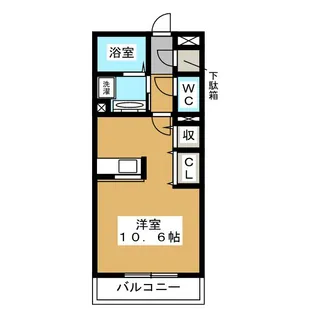 エトワール森【2階】の間取り