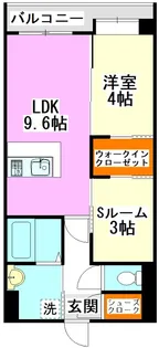 グランアッシュ新飯塚【6階】の間取り