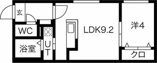 ALPHA本郷通II【4階】の間取り