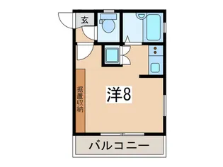 エディフィッシオ反町【2階】の間取り
