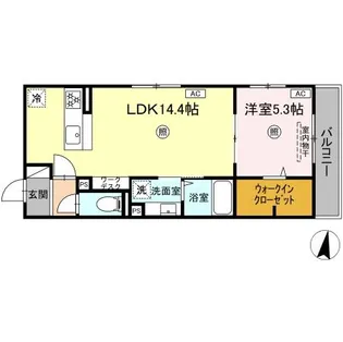 D-Resena和田【3階】の間取り