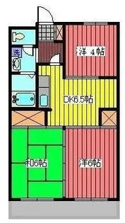 グレイスコート【3階】の間取り