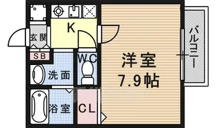 エスペランサ伊丹【2階】の間取り