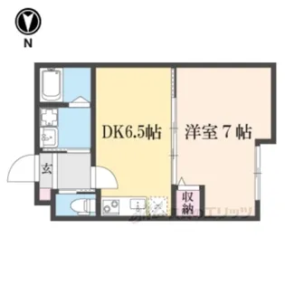 フォルトゥーナ打出浜【1階】の間取り