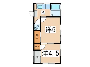 佐藤アパート【1階】の間取り