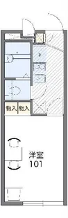 レオパレス屋形の森【2階】の間取り