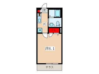 KKS仲宿【1階】の間取り