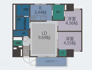 FULLHAUS【2階】の間取り