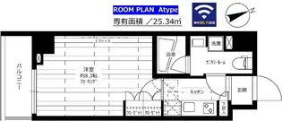 ステージグランデ早稲田【1階】の間取り