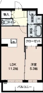 クレール半田山【3階】の間取り