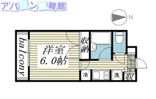 メゾン・ド・ラルジュ【4階】の間取り