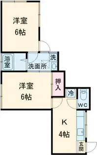 ときわ荘【1階】の間取り