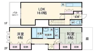 Kハイム7番館の間取り