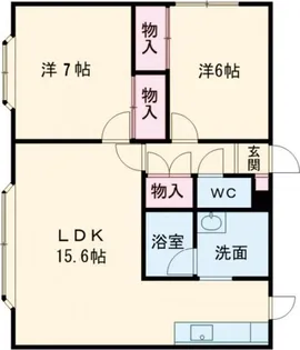 FLIESE HOUSE(フリーゼハウス)【2階】の間取り