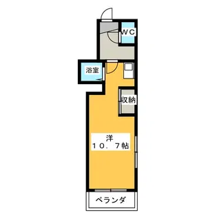 アップル第5マンション【4階】の間取り