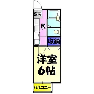 ハイツエッセン1【2階】の間取り