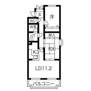プラザMS【4階】の間取り