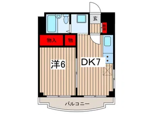 アコ-ル十文字【3階】の間取り