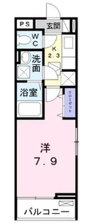 ホッパス【2階】の間取り