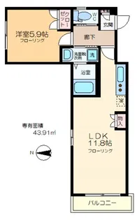 Solana(ソラーナ)【4階】の間取り