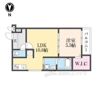 フジパレス阪急塚口ウエスト1番館【2階】の間取り