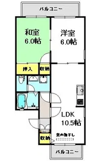 TOMOメゾン西宮北口【2階】の間取り