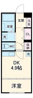 サンハイツ幕張【1階】の間取り