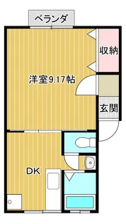 サンパティーク【2階】の間取り