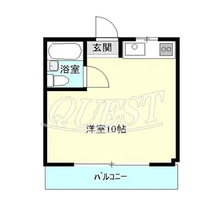 信栄コーポ【3階】の間取り