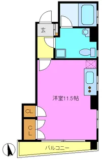 東京都墨田区文花1【マンション】の間取り