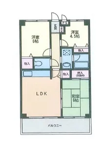ラバーブル昌和【3階】の間取り