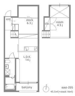 ridge【2階】の間取り
