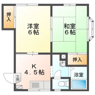 コーポパンサー【1階】の間取り
