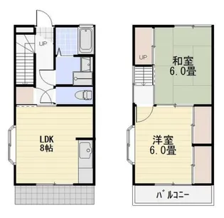 神奈川県川崎市多摩区菅5【一戸建】の間取り
