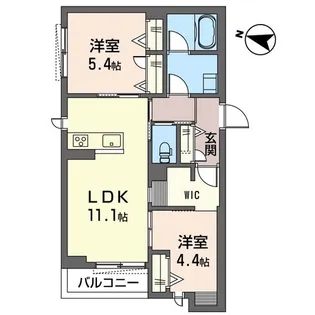グリーンテラス【2階】の間取り