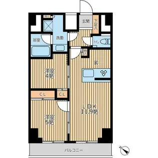 City Lux Yokohama(シティラックスヨコハマ)【6階】の間取り