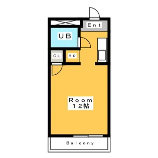 コーポSAKURAI II【3階】の間取り